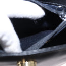 GIVENCHY Hand Bag Leather Black Gold Auth bs36233A-21