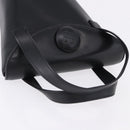 GIVENCHY Hand Bag Leather Black Gold Auth bs36233A-6