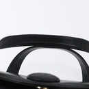 GIVENCHY Hand Bag Leather Black Gold Auth bs36233A-8