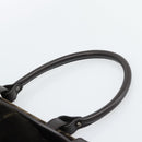 FENDI Hand Bag Velor Brown Gold Auth bs36234-14