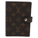 LOUIS VUITTON Monogram Agenda PM Day Planner Cover R20005 LV Auth bs36237-13