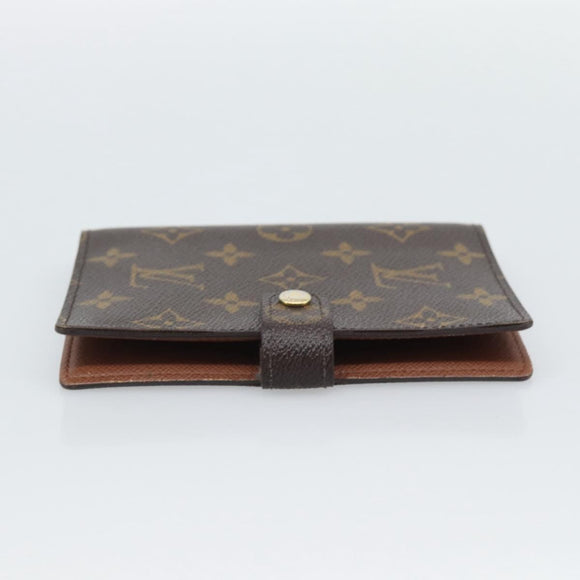 LOUIS VUITTON Monogram Agenda PM Day Planner Cover R20005 LV Auth bs36237