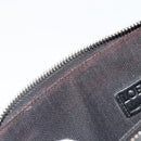 LOEWE Anagram Long Wallet Leather Black Silver Auth bs36239-9