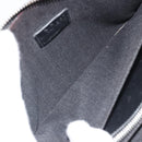 LOEWE Anagram Long Wallet Leather Black Silver Auth bs36239-11