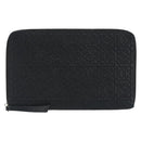 LOEWE Anagram Long Wallet Leather Black Silver Auth bs36239-13
