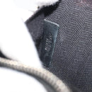 LOEWE Anagram Long Wallet Leather Black Silver Auth bs36239-12