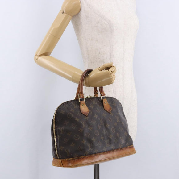LOUIS VUITTON Monogram Alma Hand Bag M51130 LV Auth bs36241