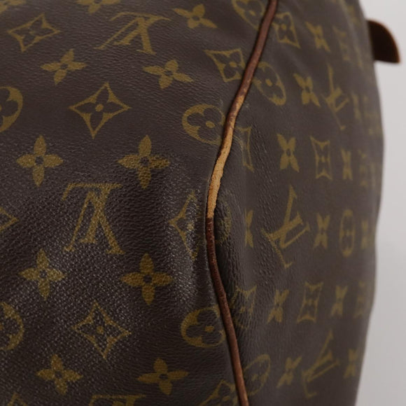 LOUIS VUITTON Monogram Keepall 55 Boston Bag M41424 LV Auth bs36243