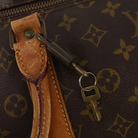 LOUIS VUITTON Monogram Keepall 55 Boston Bag M41424 LV Auth bs36243