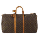 LOUIS VUITTON Monogram Keepall 55 Boston Bag M41424 LV Auth bs36243-2