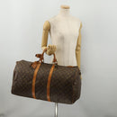 LOUIS VUITTON Monogram Keepall 55 Boston Bag M41424 LV Auth bs36243-26