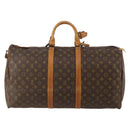 LOUIS VUITTON Monogram Keepall 55 Boston Bag M41424 LV Auth bs36243-3