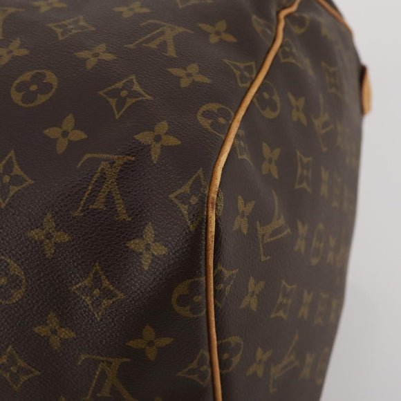 LOUIS VUITTON Monogram Keepall 55 Boston Bag M41424 LV Auth bs36244