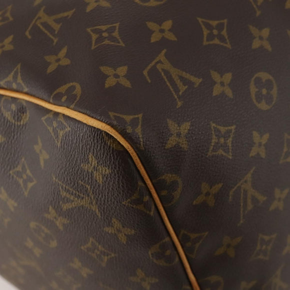 LOUIS VUITTON Monogram Keepall 55 Boston Bag M41424 LV Auth bs36244