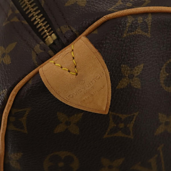 LOUIS VUITTON Monogram Keepall 55 Boston Bag M41424 LV Auth bs36244