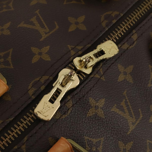 LOUIS VUITTON Monogram Keepall 55 Boston Bag M41424 LV Auth bs36244