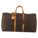 LOUIS VUITTON Monogram Keepall 55 Boston Bag M41424 LV Auth bs36244-13