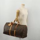 LOUIS VUITTON Monogram Keepall 55 Boston Bag M41424 LV Auth bs36244-23