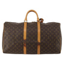 LOUIS VUITTON Monogram Keepall 55 Boston Bag M41424 LV Auth bs36244-2