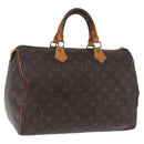 LOUIS VUITTON Monogram Speedy 35 Hand Bag M41524 LV Auth bs36245-1