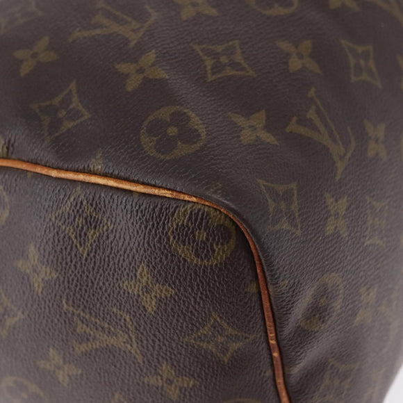 LOUIS VUITTON Monogram Speedy 35 Hand Bag M41524 LV Auth bs36245