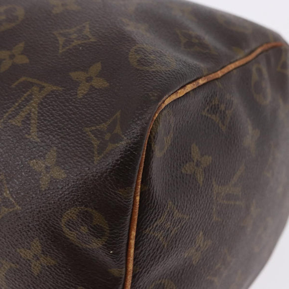 LOUIS VUITTON Monogram Speedy 35 Hand Bag M41524 LV Auth bs36245