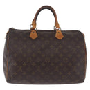 LOUIS VUITTON Monogram Speedy 35 Hand Bag M41524 LV Auth bs36245-3
