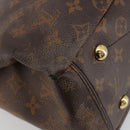 LOUIS VUITTON Monogram Pallas MM Hand Bag 2way Red M41175 LV Auth bs36246-16
