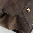 LOUIS VUITTON Monogram Pallas MM Hand Bag 2way Red M41175 LV Auth bs36246-18
