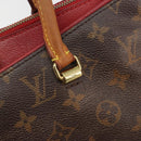 LOUIS VUITTON Monogram Pallas MM Hand Bag 2way Red M41175 LV Auth bs36246-10