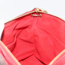 LOUIS VUITTON Monogram Pallas MM Hand Bag 2way Red M41175 LV Auth bs36246-22