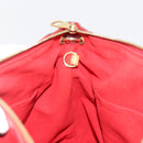 LOUIS VUITTON Monogram Pallas MM Hand Bag 2way Red M41175 LV Auth bs36246-23