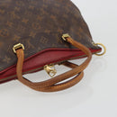 LOUIS VUITTON Monogram Pallas MM Hand Bag 2way Red M41175 LV Auth bs36246-7