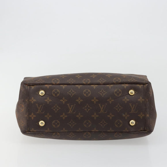 LOUIS VUITTON Monogram Pallas MM Hand Bag 2way Red M41175 LV Auth bs36246