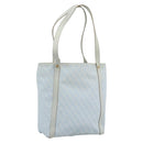 BOTTEGA VENETA Tote Bag Canvas Light Blue Gold Auth bs36249-1