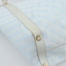 BOTTEGA VENETA Tote Bag Canvas Light Blue Gold Auth bs36249-17