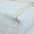 BOTTEGA VENETA Tote Bag Canvas Light Blue Gold Auth bs36249-18