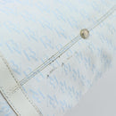 BOTTEGA VENETA Tote Bag Canvas Light Blue Gold Auth bs36249-9
