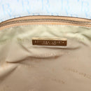 BOTTEGA VENETA Tote Bag Canvas Light Blue Gold Auth bs36249-20