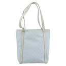 BOTTEGA VENETA Tote Bag Canvas Light Blue Gold Auth bs36249-13