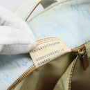 BOTTEGA VENETA Tote Bag Canvas Light Blue Gold Auth bs36249-11