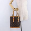 LOUIS VUITTON Monogram Bucket PM Shoulder Bag M42238 LV Auth bs36252-21