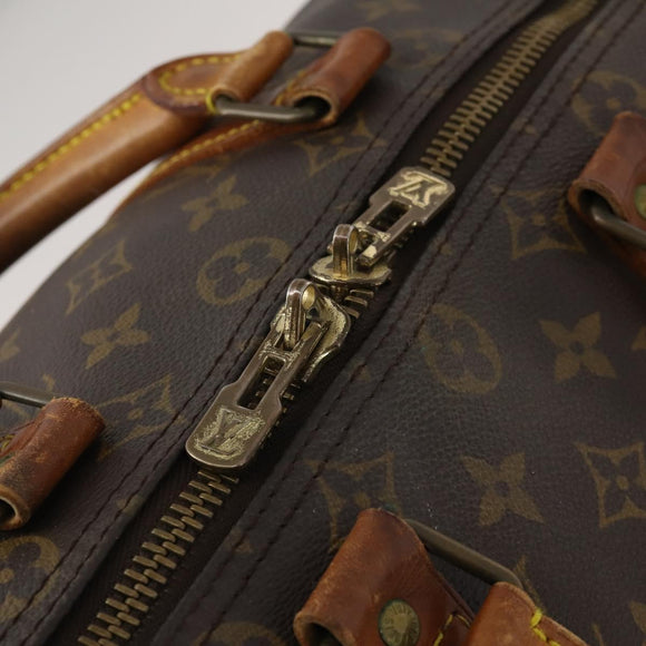 LOUIS VUITTON Monogram Keepall Bandouliere 45 Boston Bag M41418 LV Auth bs36253