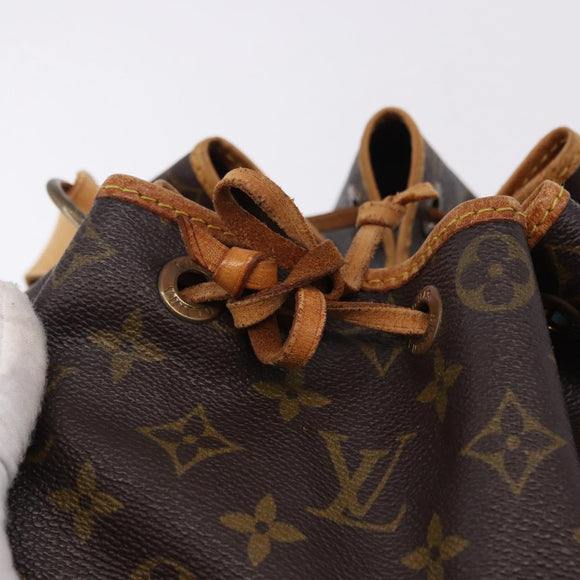 LOUIS VUITTON Monogram Noe Shoulder Bag M42224 LV Auth bs36254