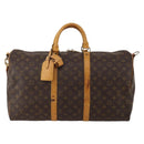 LOUIS VUITTON Monogram Keepall Bandouliere 50 Boston Bag M41416 LV Auth bs36255-13