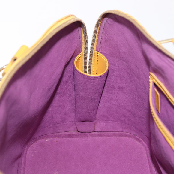 LOUIS VUITTON Epi Alma Hand Bag Yellow M52149 LV Auth bs36256A