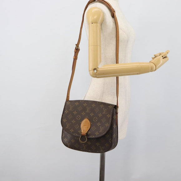 LOUIS VUITTON Monogram Saint Cloud GM Shoulder Bag M51242 LV Auth bs36259A