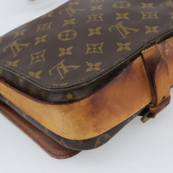 LOUIS VUITTON Monogram Cartouchiere MM Shoulder Bag M51253 LV Auth bs36260