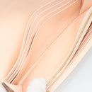 BOTTEGA VENETA MAXI INTRECCIATO Cassette Wallet Leather Beige Gold Auth bs36262-16