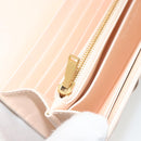 BOTTEGA VENETA MAXI INTRECCIATO Cassette Wallet Leather Beige Gold Auth bs36262-17